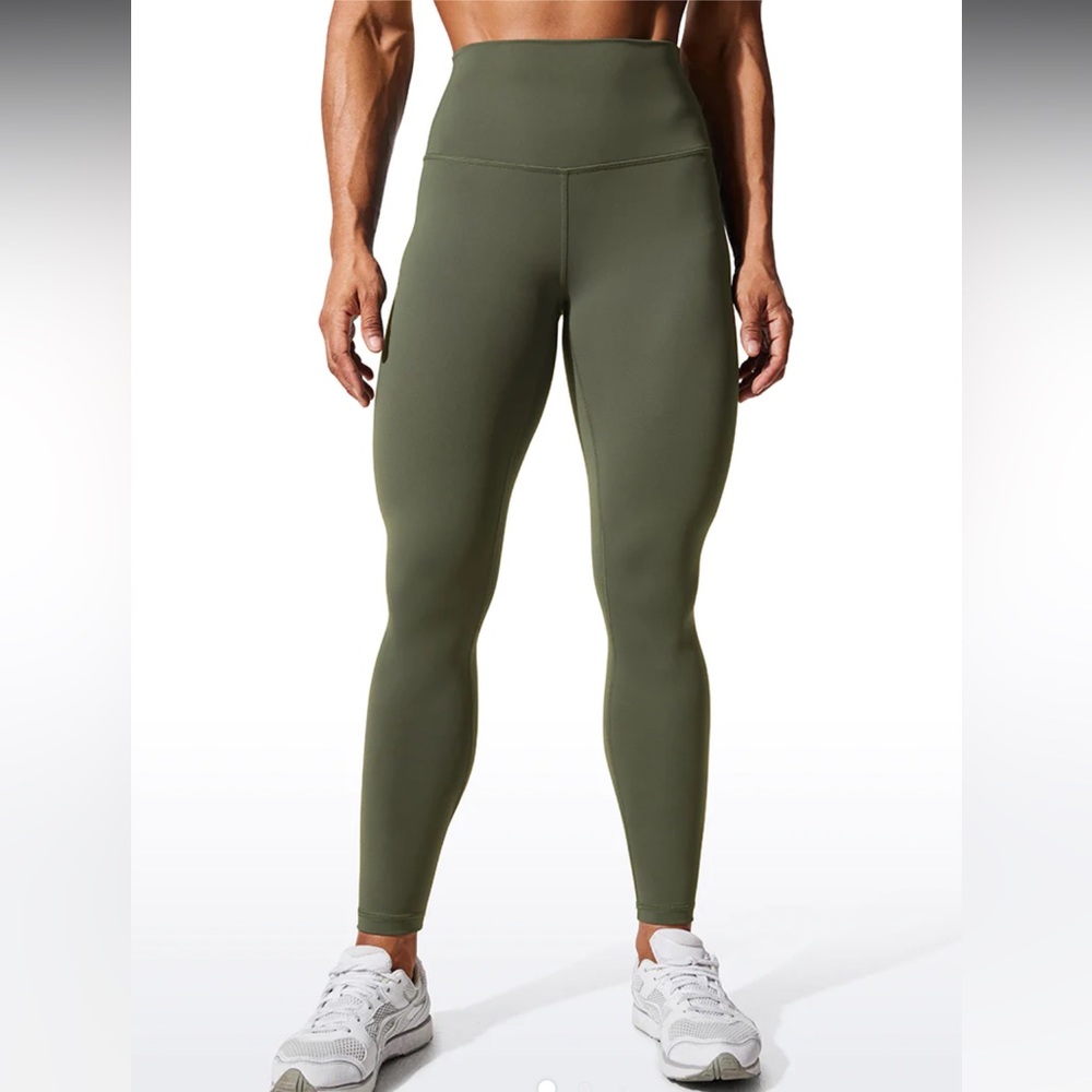 CRZ YOGA Olive Green Leggings